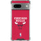 NBA Chicago Bulls Red Distressed Google Pixel 8a Clear Case